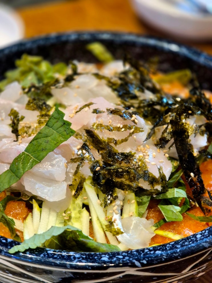  호평동 맛집 미스터오징어 물회 내돈내산