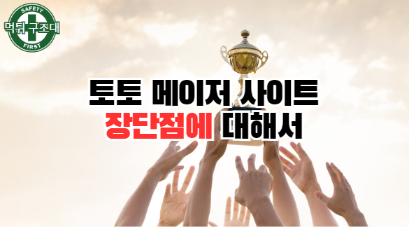  토토 메이저사이트 장점과 단점