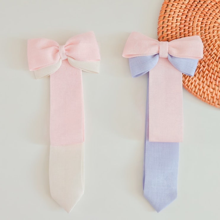  한복머리장식 DIY 리본공예 유아헤어핀 댕기머리핀 만들기