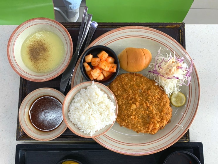  덕평휴게소 강릉방향 옛날 왕돈가스 맛집이네