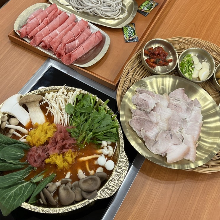  수원역 가성비 칼국수 맛집 기장옥샤브칼국수