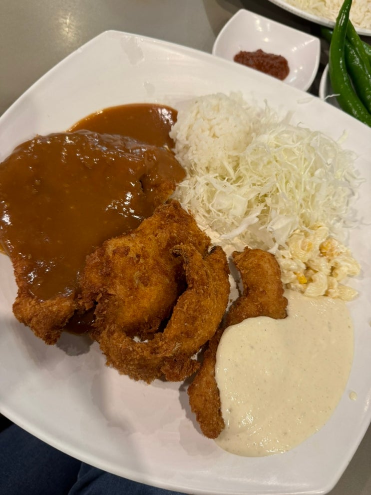  [윤화돈까스] 도곡동 돈까스 맛집 기사식당 내돈내산 반반 돈까스 후기