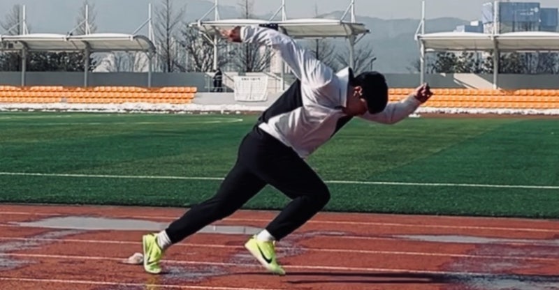100m 스프린트 단거리 달리기 평균 빨라지는 법
