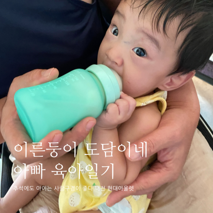 추석에도 아이는 사람구경이 좋다 대전 현대아울렛 D+323 추석에도 아이는 사람구경이 좋다 대전 현대아울렛 D+323