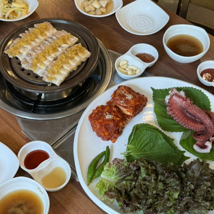  부산 연산동 보쌈 맛집 정담마늘보쌈 점심특선