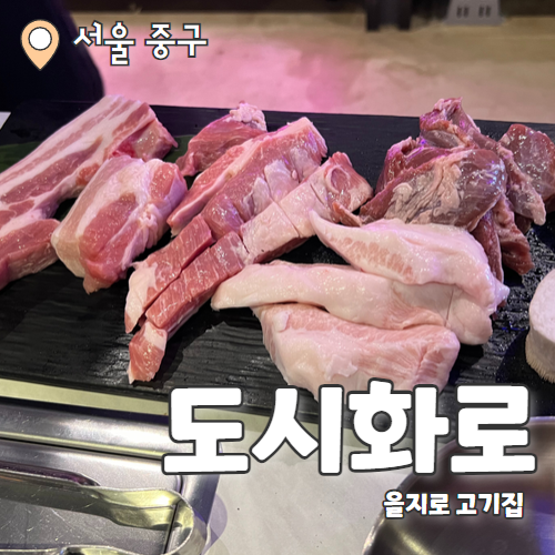  도시화로 : 명동 깔끔하고 회식하기 좋은 을지로 맛집 고기집 추천
