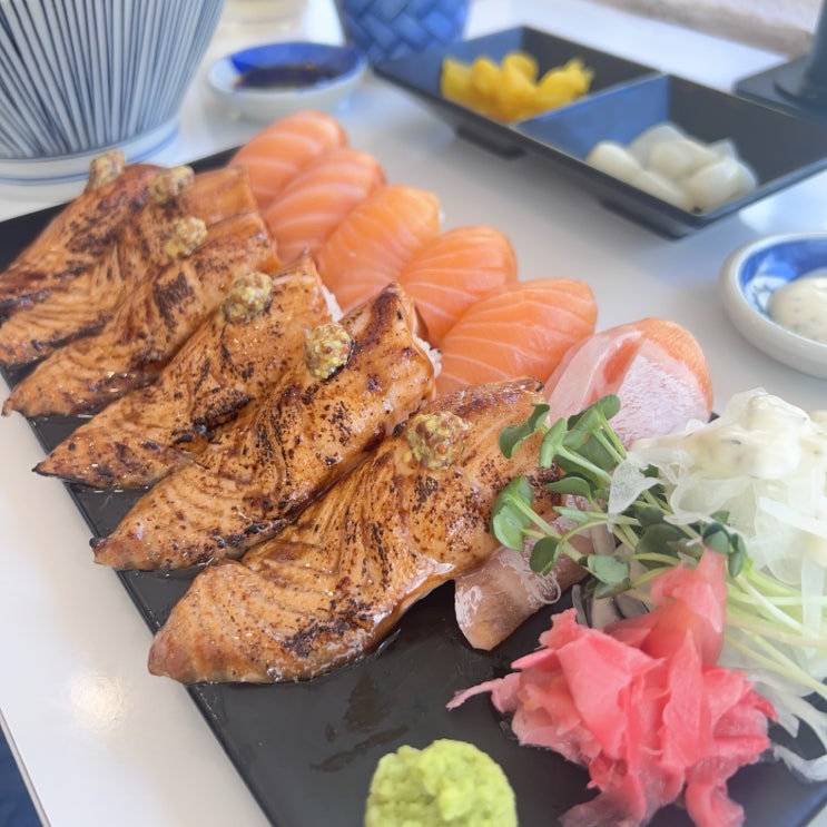  광안리 밥집 스시 연어초밥 규동 소고기 덮밥 추천 맛집 하라식당