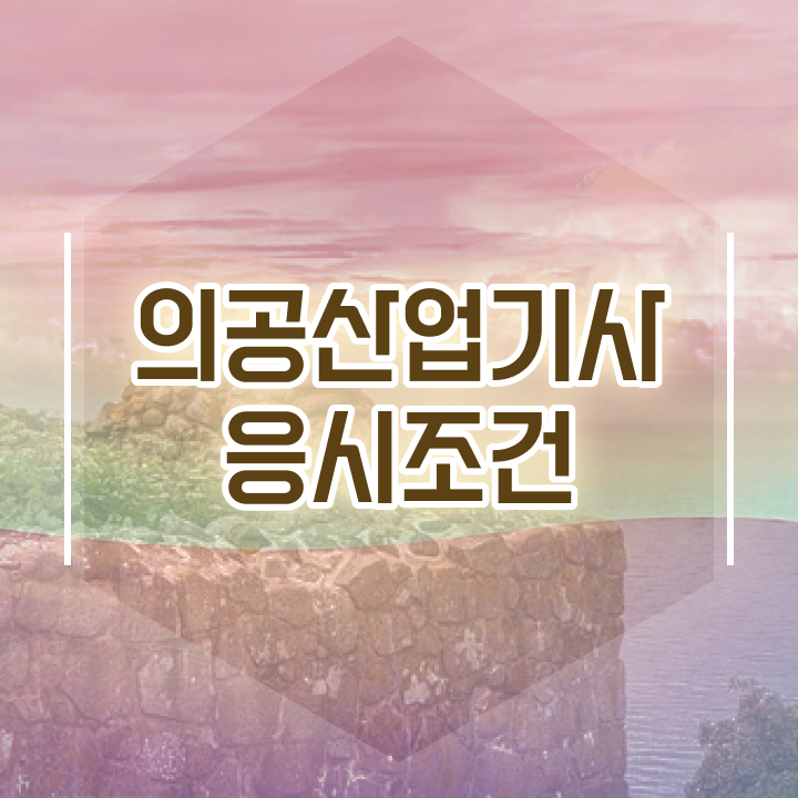  의공산업기사 시험응시자격 온라인 수업으로 간단하게 준비한 후기