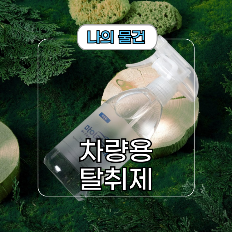  편백 성분의 안전한 마이카포레 차량용 탈취제