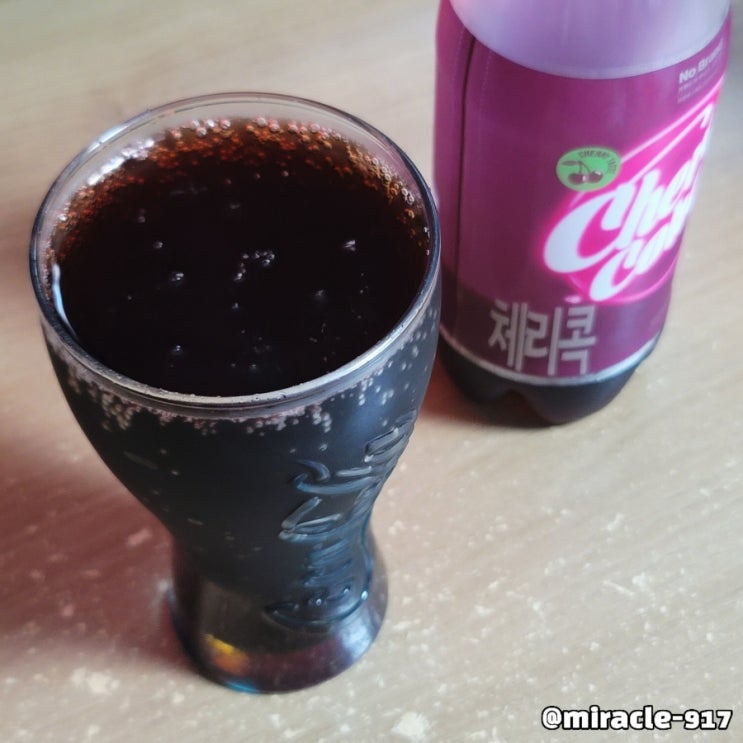  이마트 노브랜드 체리콕 제로 가격 및 칼로리 내돈내산 리뷰