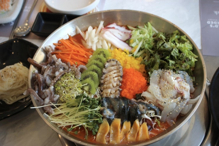  인천 송도 맛집 바다로횟집 시원했던 물회