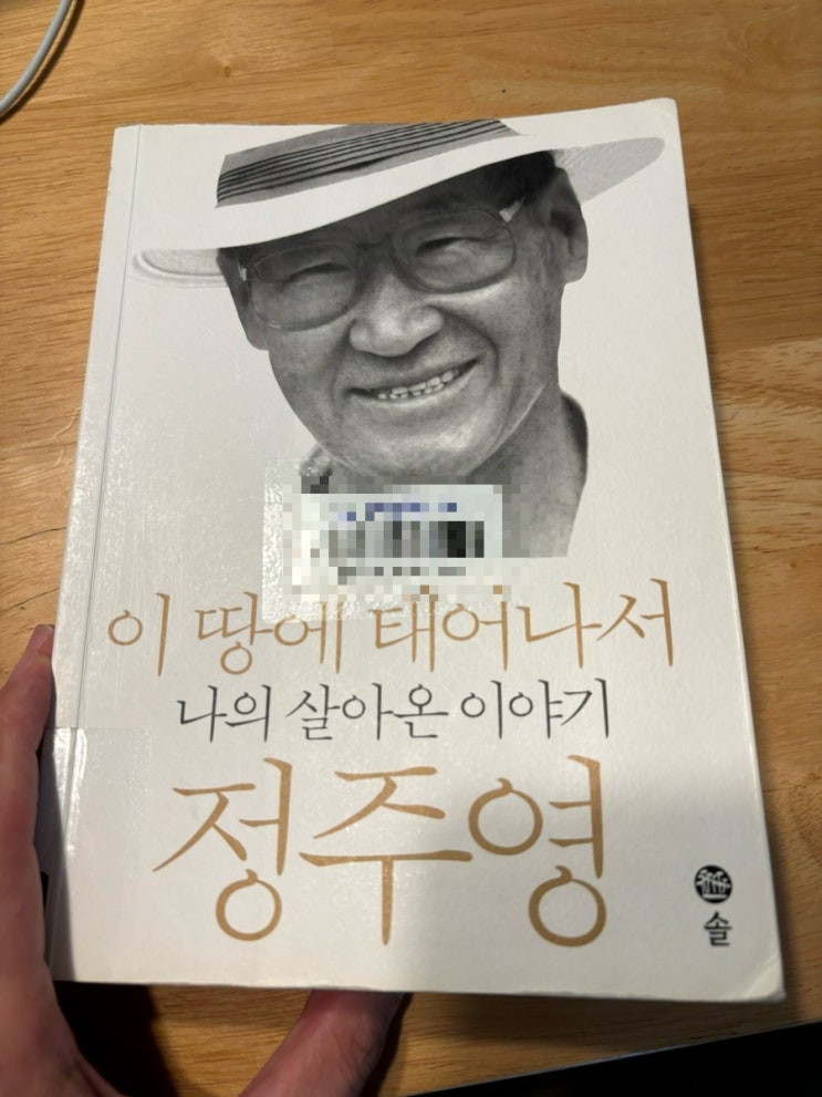  이땅에 태어나서 나의 살아온 이야기 정주영