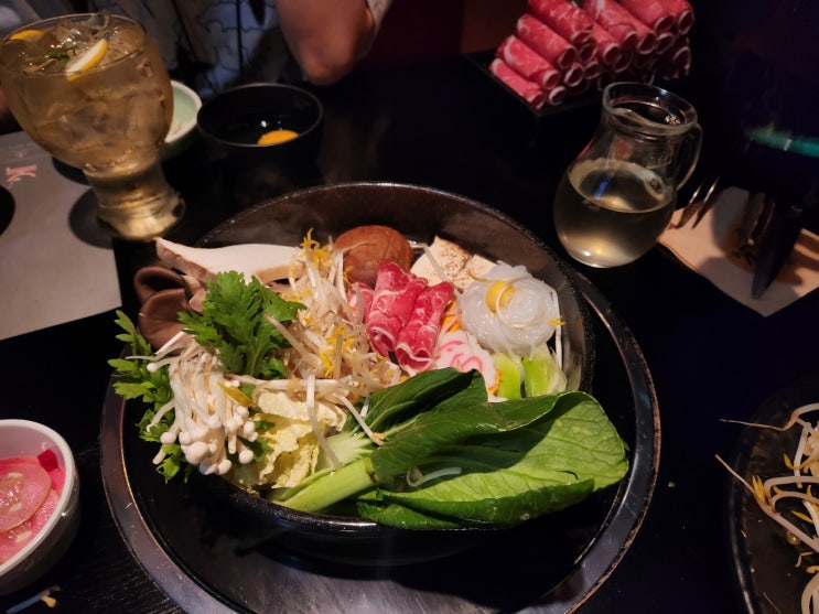  서현역점심 맛집 분당스키야키 옥소반 서현점