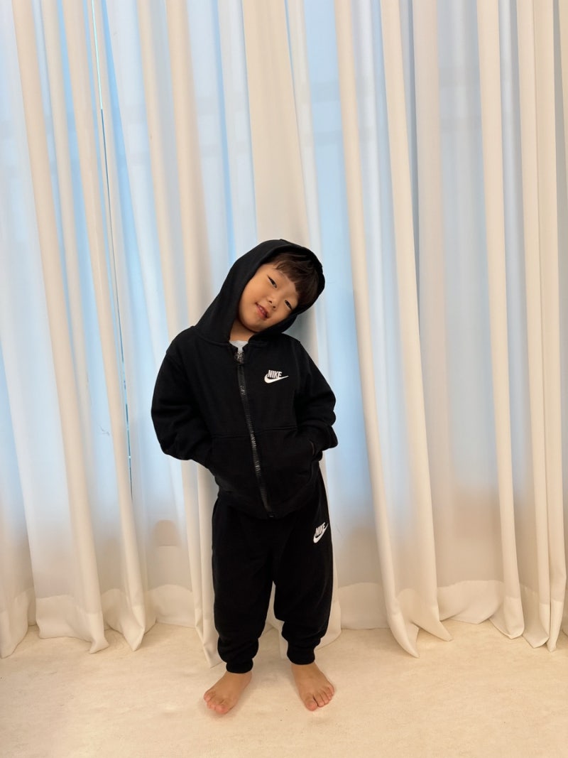 나이키 키즈 토들러 후드 집업 바지 세트 3T 착용후기