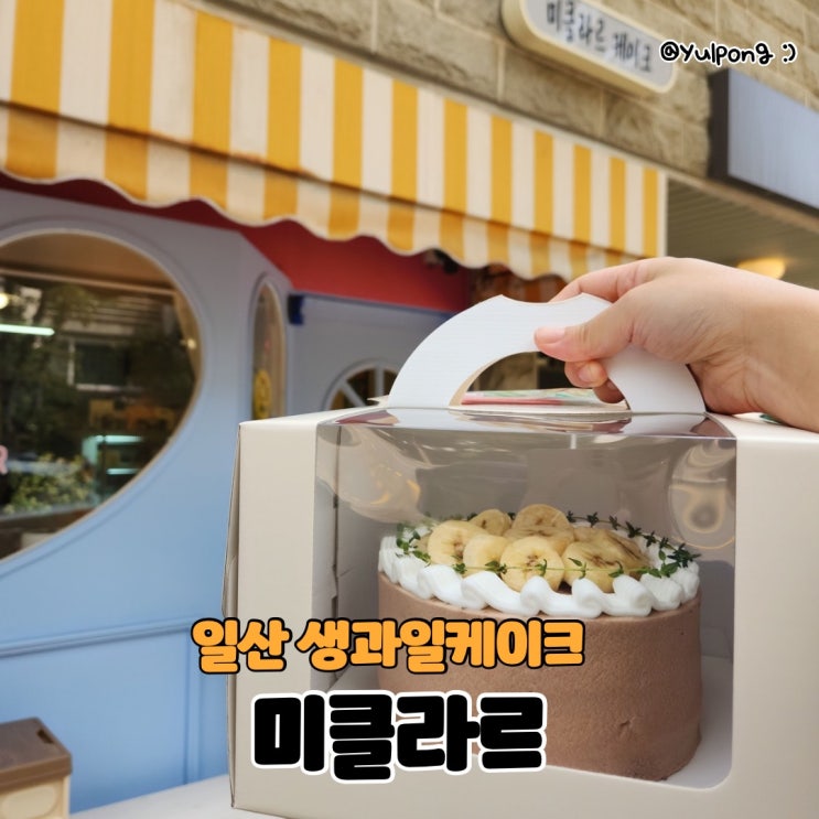  일산밤리단길 미클라르 생과일이 듬뿍 수제생과일케이크맛집