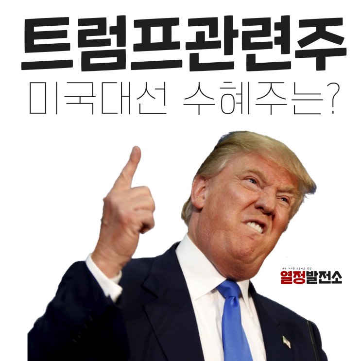  트럼프 관련주, 2024 미국 대선관련 국내 테마주는?