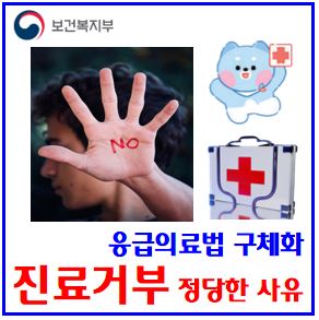  진료거부의 정당한 사유지침 배포 (ft. 응급의료법) : 의사부족, 인력장비, 경증환자, 응급실, 외래진료비, 본인부담, 가산제도, KTAS, 기피