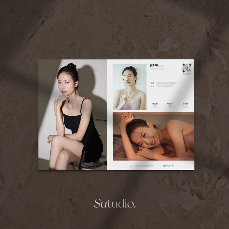  [제작 후기]모델 제나(장지민)님의 웨딩&드레스 프로필 디자인 제작기!