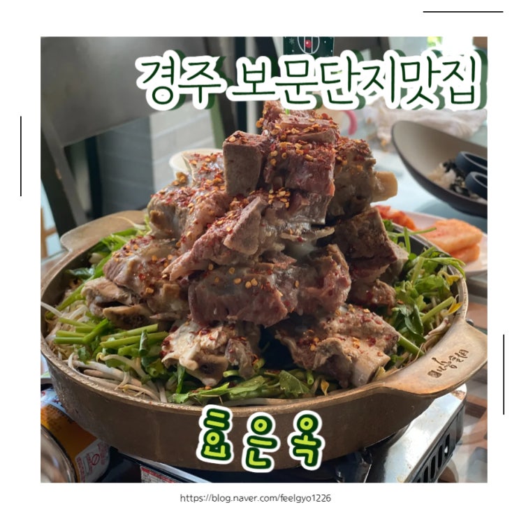  경주 보문단지 맛집 효은옥 뼈베레스트 소뼈전골 진국이에요