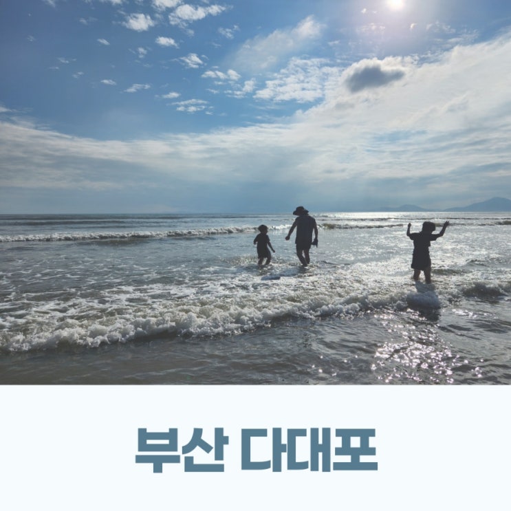  부산 근교 갯벌체험 모래놀이 물놀이 장소 다대포 사진명소였네