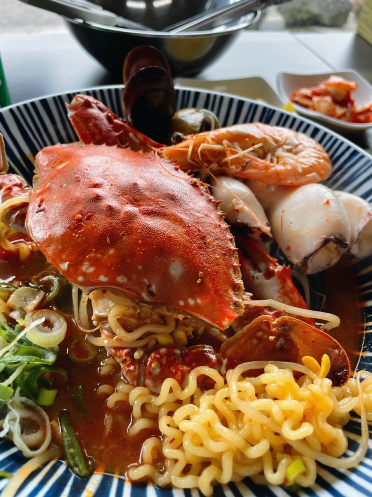  서귀포 맛집추천 산방산해물라면오빠네:) 용머리해안 근처 점심후기