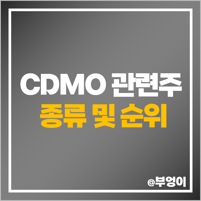 CDMO 관련주 아미코젠 유한양행 주가 바이넥스 주식 CDMO 관련주 아미코젠 유한양행 주가 바이넥스 주식