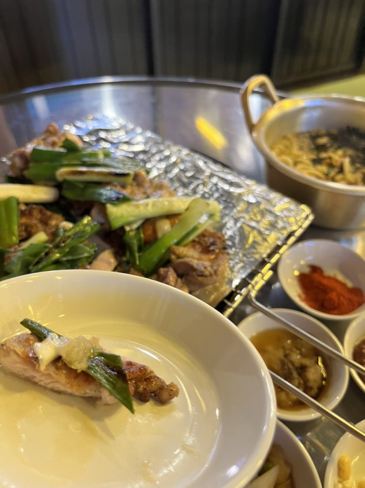  관평동 닭발 맛집 계화동 숯불 향 가득한 관평동 술집! 닭다리살 소금구이 2인분 먹은 후기