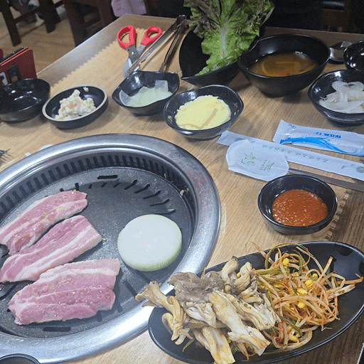  평택 조개터 삼겹살 맛집 된장박이 진성집