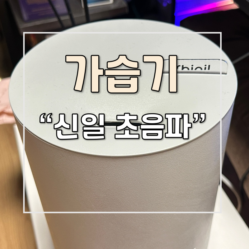 건조한 집을 위한 신일 초음파 가습기