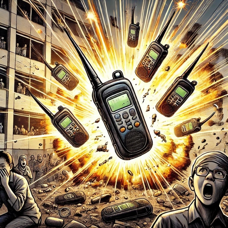 <b>삐삐</b>' 동시다발 폭발로 1,000여명 사상자 발생 ; <b>이스라엘</b>의... 