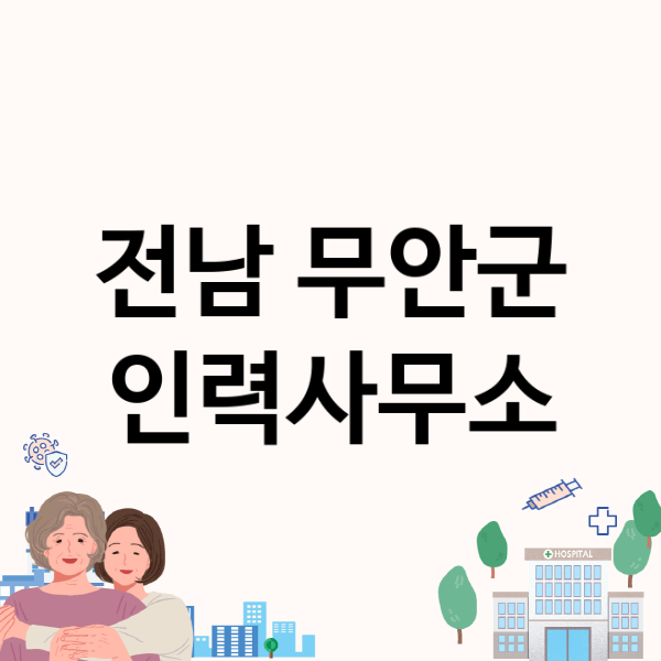  전남 무안군 인력사무소, 괜찮은 업체 소개