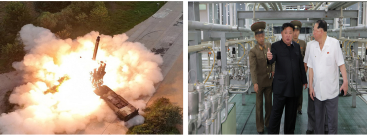 북한의 <b>HEU</b>(Highly Enriched Uranium)시설 공개와 탄도미사일... 