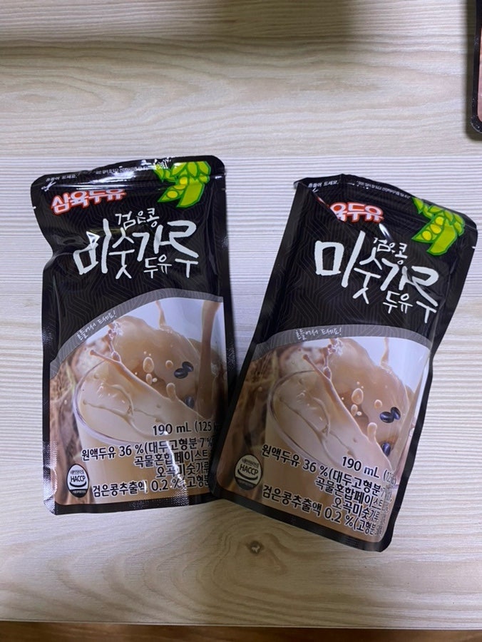 삼육두유 검은콩 미숫가루 파우치 190ml 병문안 선물, 어르신 선물 두유