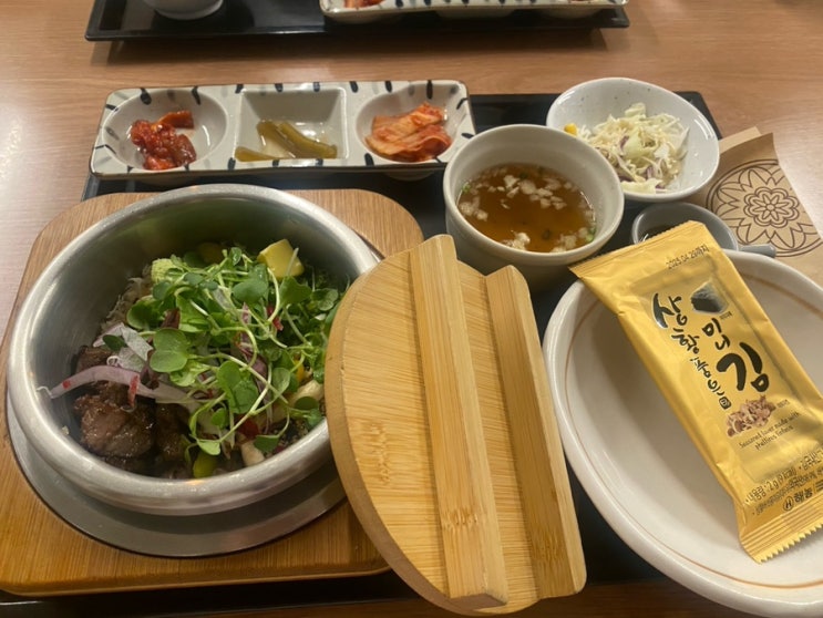  용산맛집 한강솥 내돈내산 후기-스테이크솥밥&연어솥밥 맛집
