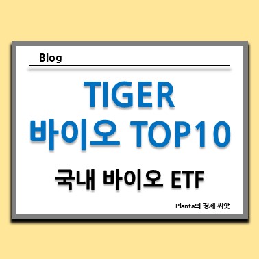  TIGER 바이오TOP10 주식 주가 분석 : 제약 바이오 관련주 ETF