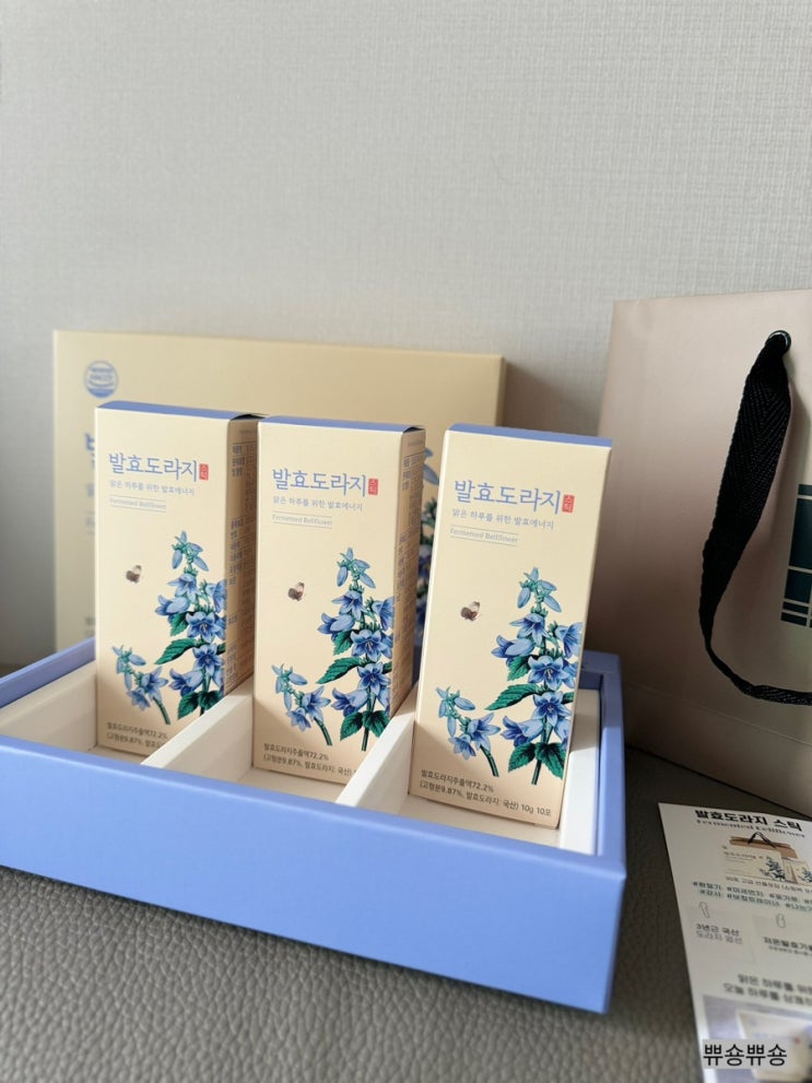  부모님 명절 선물 구록원 발효 도라지스틱 도라지청 선물세트