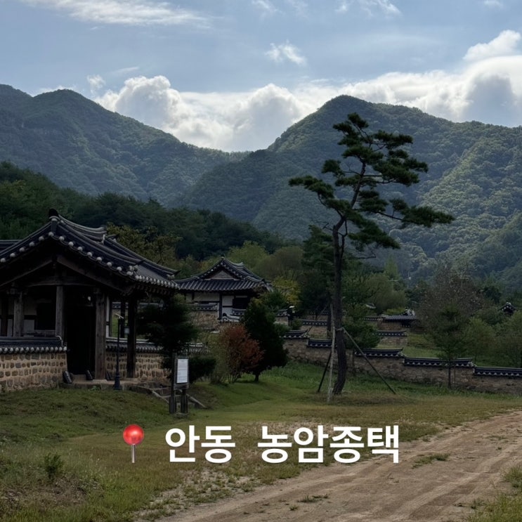  경북 안동 가볼만한곳 농암종택 미스터선샤인 촬영지
