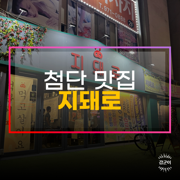  광주 첨단 황지살, 지돼로
