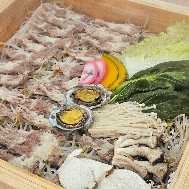 위례 샤브샤브 무한리필 편백찜까지 함께 즐기는 샤브플레르