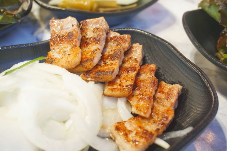  광진구 중곡동 맛집 마장동고기집 삼겹살 한 판 후기
