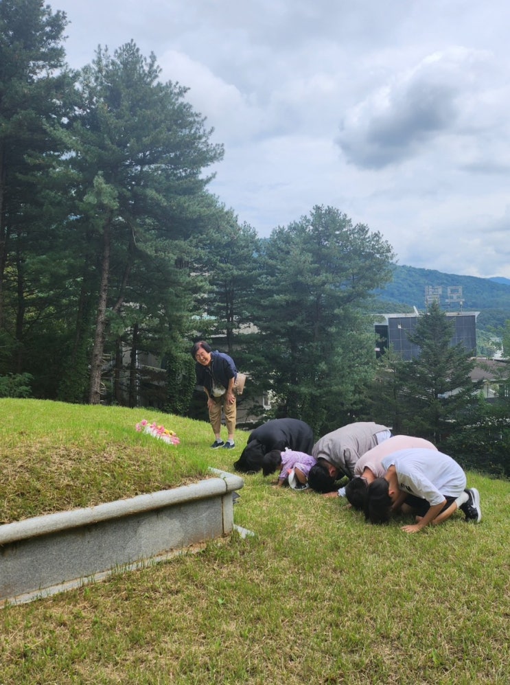  추석당일 성묘