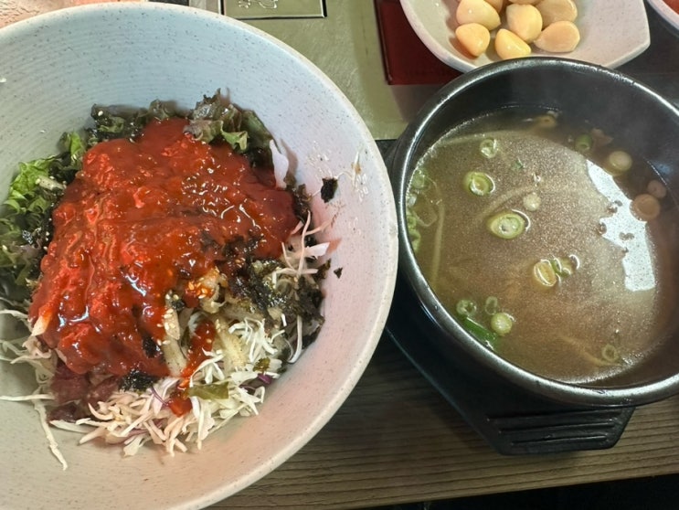  거제 현지인 맛집 : 한빈 갈비 식육 식당 / 육회 비빔밥