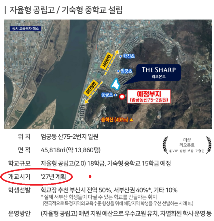  더샵 리오몬트 교육여건