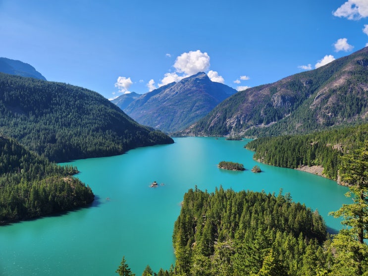  미국 시애틀 여행 근교 워싱턴주 노스 캐스케이드 국립공원(North Cascades) 디아블로 호수 트레일