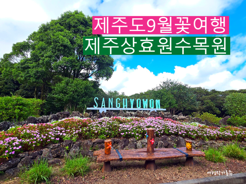 제주 상효원 수목원 9월 제주도 여행 사계절 꽃 구경