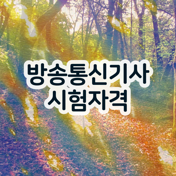  방송통신기사 채용 방송통신기사 자격요건 독학으로 빠르게 완료한 후기