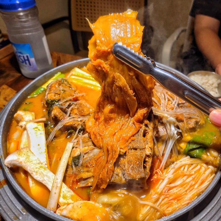  가산디지털단지 맛집 참이맛감자탕&순대국 야들한 고기 회식 장소 추천