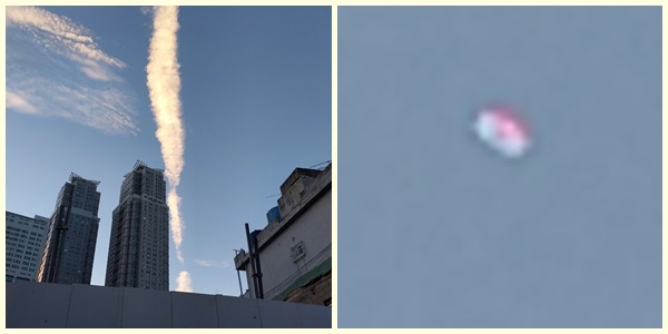  이른 아침 토네이도구름 미확인비행물체 목격ㅣUFO(우주선) 영상촬영