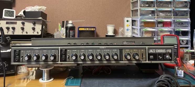  70'S Roland JC160 - 전체 보수작업