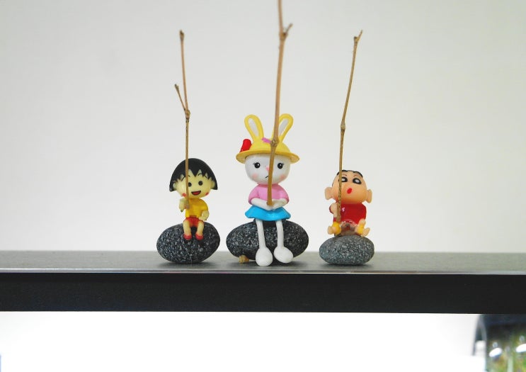  인테리어 소품 낚시하는 인형 만들기 diy